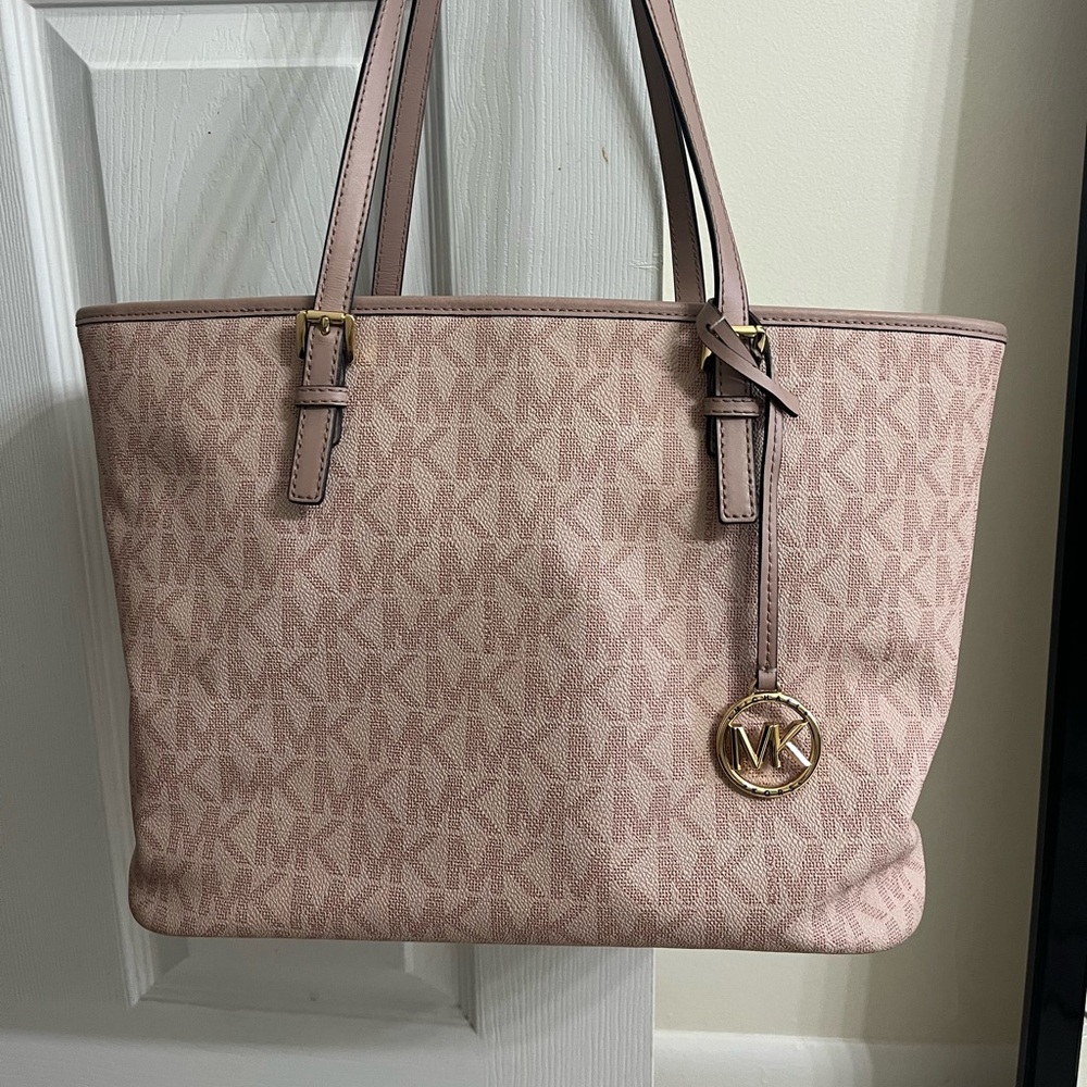 Michael Kors blush tote bag